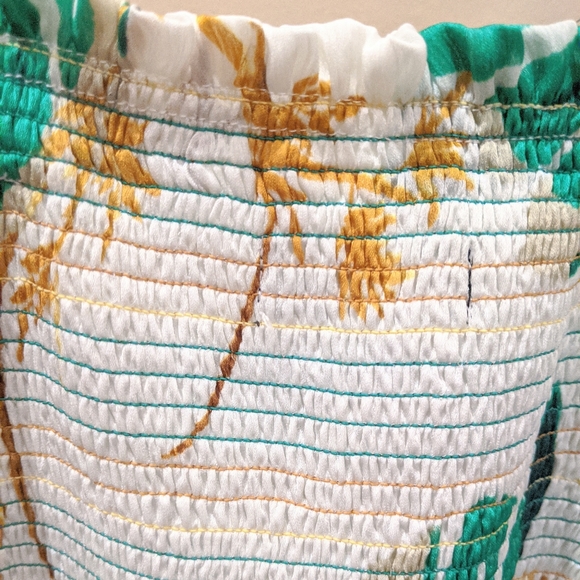 NWT Tropical Print Tube Top Maxi Dress - Picture 8 of 10